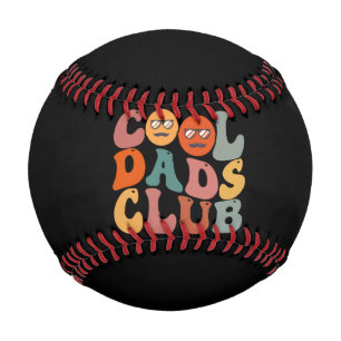 Coole Väter Club Vater Vatertag Retro Groovy Baseball