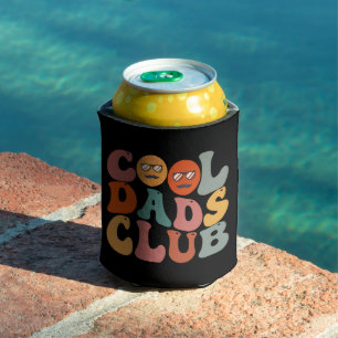 Coole Väter Club Vater Vatertag Retro Groovy Dosenkühler