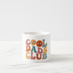 Coole Väter Club Vater Vatertag Retro Groovy Espressotasse