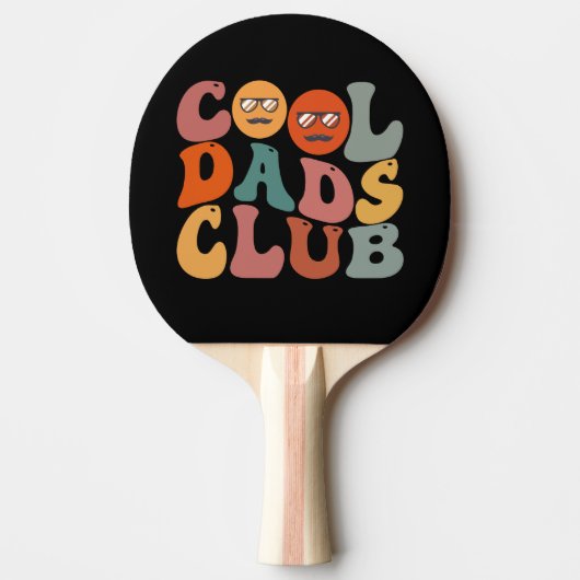 Coole Väter Club Vater Vatertag Ristorante da Vale Tischtennis Schläger (Vorderseite)