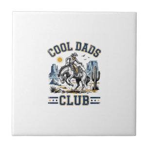 Coole Väter Club Vintage Cowboy Western Hemd Desig Fliese