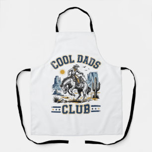 Coole Väter Club Vintage Cowboy Western Hemd Desig Schürze