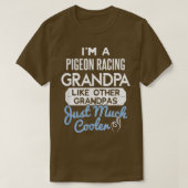 Coole Väter gestalten Pigeon Racing Opa 2 T-Shirt (Design vorne)
