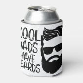 coole Väter haben Bärte Dosenkühler (Kanne Vorderseite)