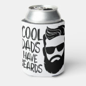 coole Väter haben Bärte Dosenkühler (Kanne Rückseite)