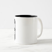 coole Väter haben Bärte Zweifarbige Tasse (VorderseiteRechts)