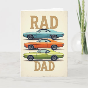 Coole Väter Klassiker Auto Kunst Karte