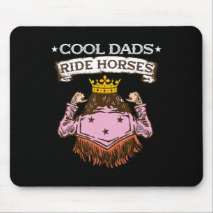 Coole Vater Reiten I Pferdefreund Mousepad