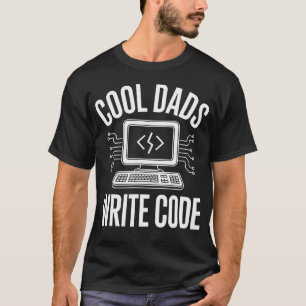 Coole Väter schreiben lustigen Programmierer-Code T-Shirt