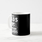 Coole Vater spielen Billiard Kaffeetasse (Vorderseite Links)
