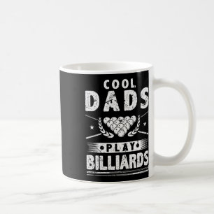 Coole Vater spielen Billiard Kaffeetasse