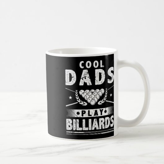 Coole Vater spielen Billiard Kaffeetasse (Rechts)