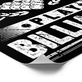 Coole Vater spielen Billiard Poster (Ecke)