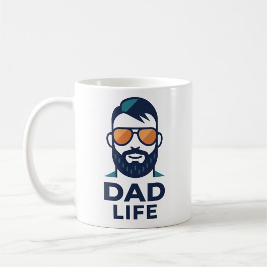 Coole Vaters Sonnenbrille Stil Kaffeetasse (Links)