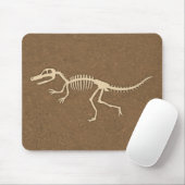 Coole Velociraptor-Dinosaurier-Knochen und Skelett Mousepad (Mit Mouse)