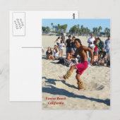 Coole Venedig Beach Postcard! Postkarte (Vorne/Hinten)