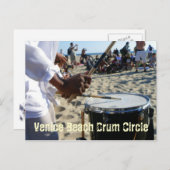 Coole Venice Beach Trorum Circle Postcard! Postkarte (Vorne/Hinten)