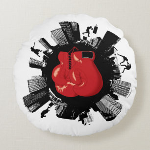 Coole Verpacken-Welt Rundes Kissen