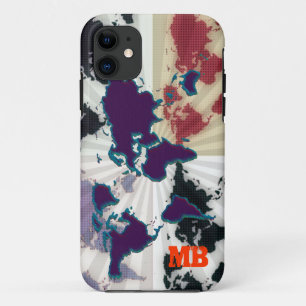 coole verschiedene Weltkarte Case-Mate iPhone Hülle