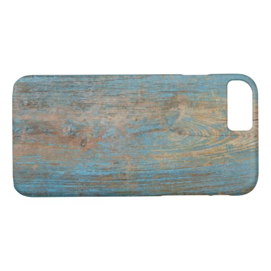 Coole verwitterte blaue Case-Mate iPhone hülle (Rückseite (Horizontal))