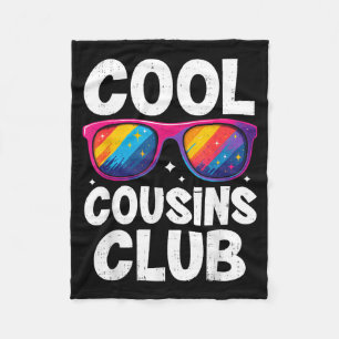 Coole Vettern Club Familienpassende Lustige Cousin Fleecedecke
