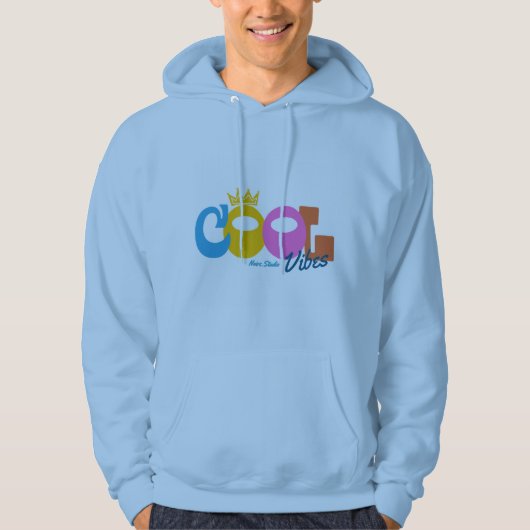 Coole Vibes Grafik Hoodie (Vorderseite)