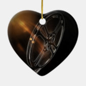 Coole Videofilm-Produktions-Film-Spule Keramik Ornament (Hinten)