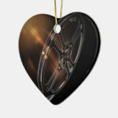 Coole Videofilm-Produktions-Film-Spule Keramik Ornament (Links)