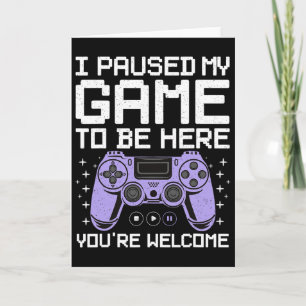 Coole Videospielkunst von Men Women Video Gamer Ga Karte