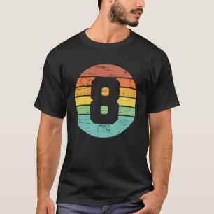 Coole Vintage-8-Billard-Pool-Kunst Billardspiel T-Shirt