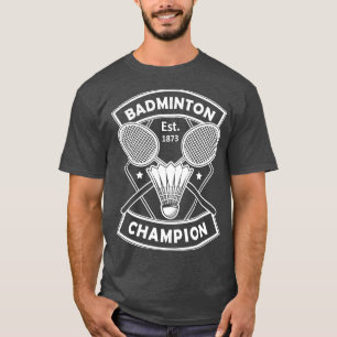 Coole Vintage Badminton Lover Design T-Shirt