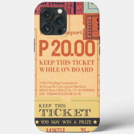 Coole Vintage Cenima-Tickets Moderne Mitte des Jah Case-Mate iPhone Hülle