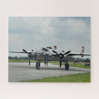 Coole Vintage-Flugzeug-Foto-Pilot-Luftfahrt  Puzzle