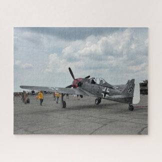 Coole Vintage-Flugzeug-Foto-Pilot-Luftfahrt  Puzzle