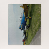 Coole Vintage-Flugzeug-Foto-Pilot-Luftfahrt Puzzle (Vertikal)