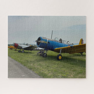 Coole Vintage-Flugzeug-Foto-Pilot-Luftfahrt  Puzzle