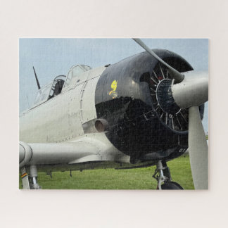 Coole Vintage-Flugzeug-Foto-Pilot-Luftfahrt  Puzzle