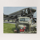 Coole Vintage-Flugzeugfoto-Pilot-Luftfahrt Puzzle (Horizontal)