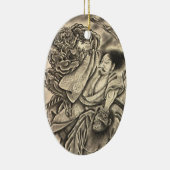 Coole Vintage japanische Keramikornament (Rechts)