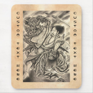 Coole Vintage japanische Mousepad