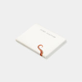 Coole Vintage Kraken Tentacles Nautic Post-it Klebezettel (angewinkelt)