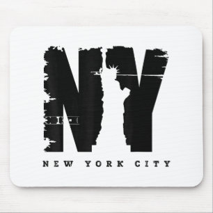 Coole Vintage New York City Style Tee Shirts, New  Mousepad