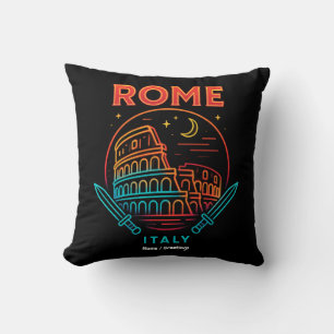 Coole Vintage Roma Italia Kolosseum Souvenirs Gesc Kissen