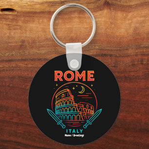 Coole Vintage Roma Italia Kolosseum Souvenirs Gesc Schlüsselanhänger