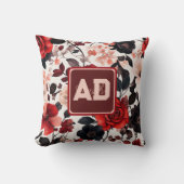 Coole Vintage Rose Kissen (Vorderseite)