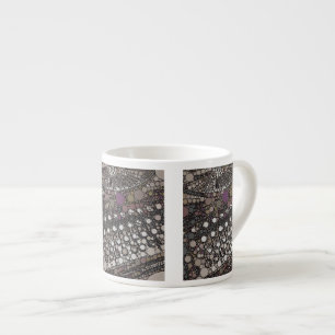 Coole Vintage Schreibmaschine Moderner Pop Art Espressotasse