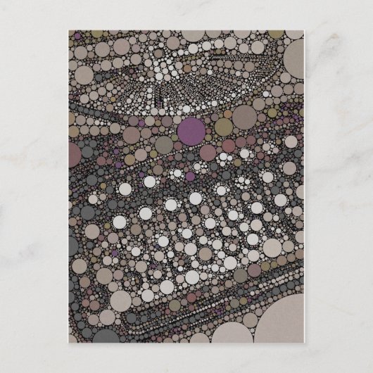 Coole Vintage Schreibmaschine Moderner Pop Art Postkarte (Vorderseite)