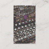 Coole Vintage Schreibmaschine Moderner Pop Art Visitenkarte (Rückseite)