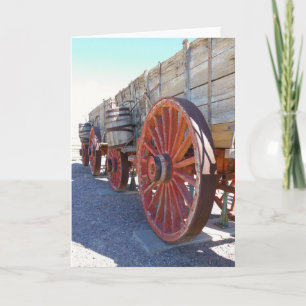 Coole Vintage Wagengrüßkarte! Karte