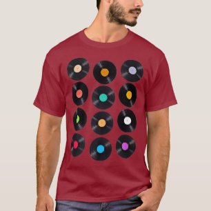 Coole Vinyl Record Alben DJ Music Lover Retro T-Shirt